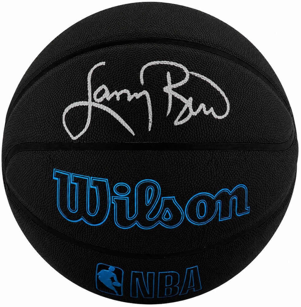 Wilson Forge Plus full size NBA basketball signed by Larry Bird (1 of 1)