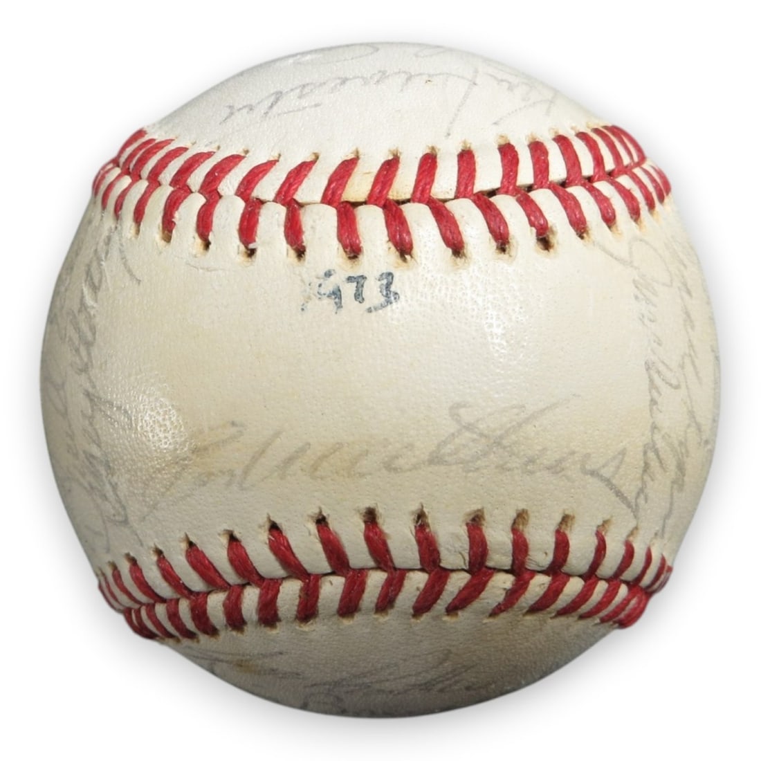 Atlanta Braves team signed baseball 29 autographs GAI 1973: Atlanta Braves team signed baseball 29 autographs GAI 1973 Original 1973 Atlanta Braves autographed Spalding Official National League baseball with 29 signatures. Signers listed in the title include D