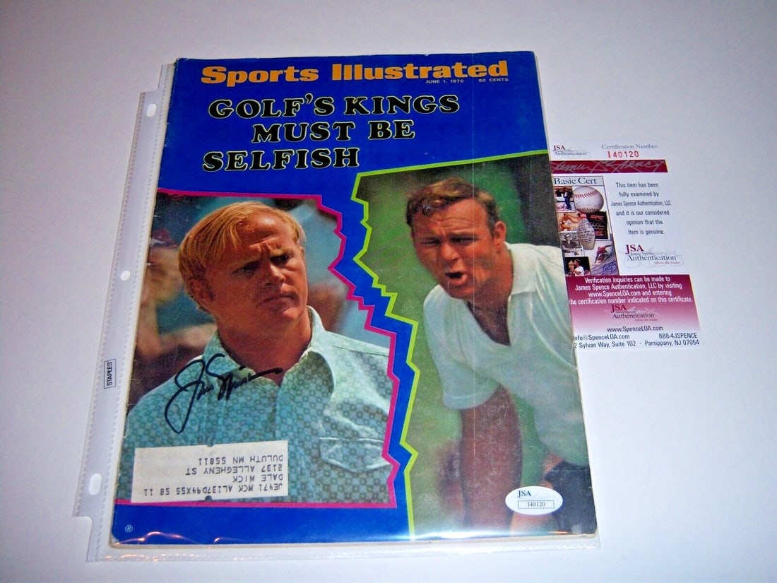 Signed Sports Illustrated magazine Jack Nicklaus JSA COA (1 of 1)
