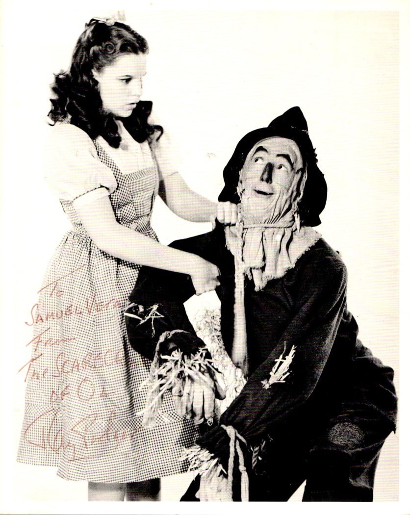 8X10 Original Photograph Signed by Ray Bolger JSA Authenticated (1 of 2)
