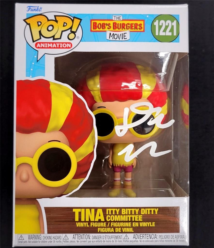 Dan Mintz Autographed Funko Pop Bob's Burgers Beckett Certified: Dan Mintz Autographed Funko Pop Bob's Burgers Beckett Certified This is an authentic Funko Pop figure from the beloved show Bob's Burgers, signed by Dan Mintz, who voices the character Tina. The item 