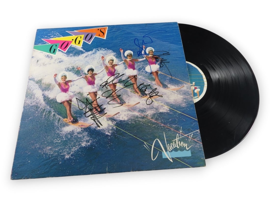 The Go Go's record album autographed by 5 members BAS (1 of 4)