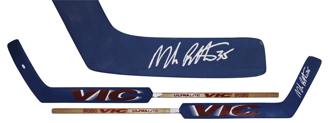 JSA Certified Mike Richter Signed Vic Ultralite 9050 Goalie Stick (1 of 6)
