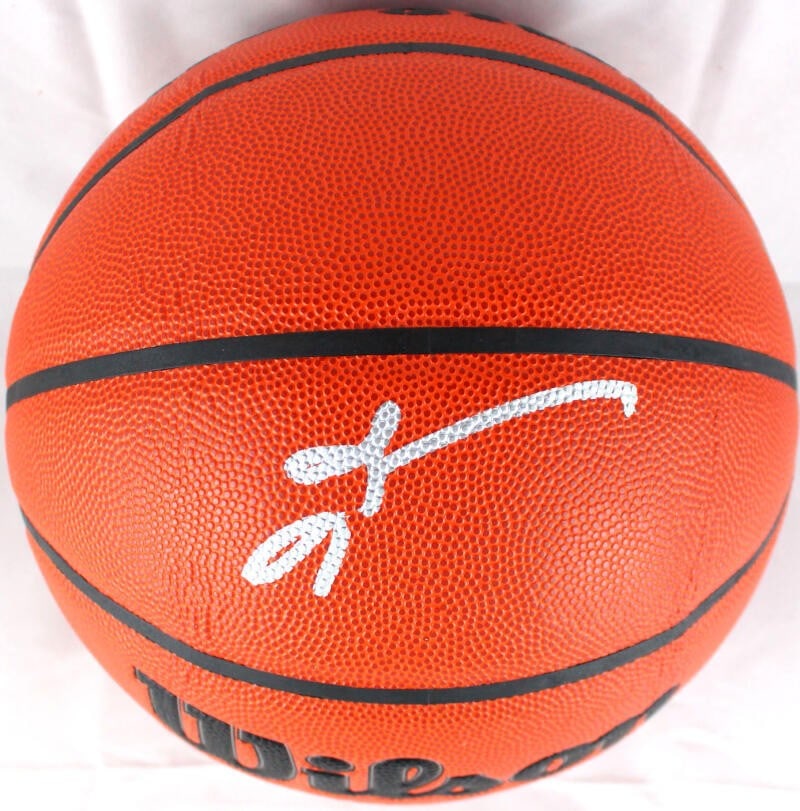 Allen Iverson signed Wilson NBA ball Beckett hologram: Allen Iverson signed Wilson NBA ball Beckett hologram This official NBA Wilson basketball is autographed by Allen Iverson and comes with Beckett authentication, featuring a Beckett Witnessed Hologram.