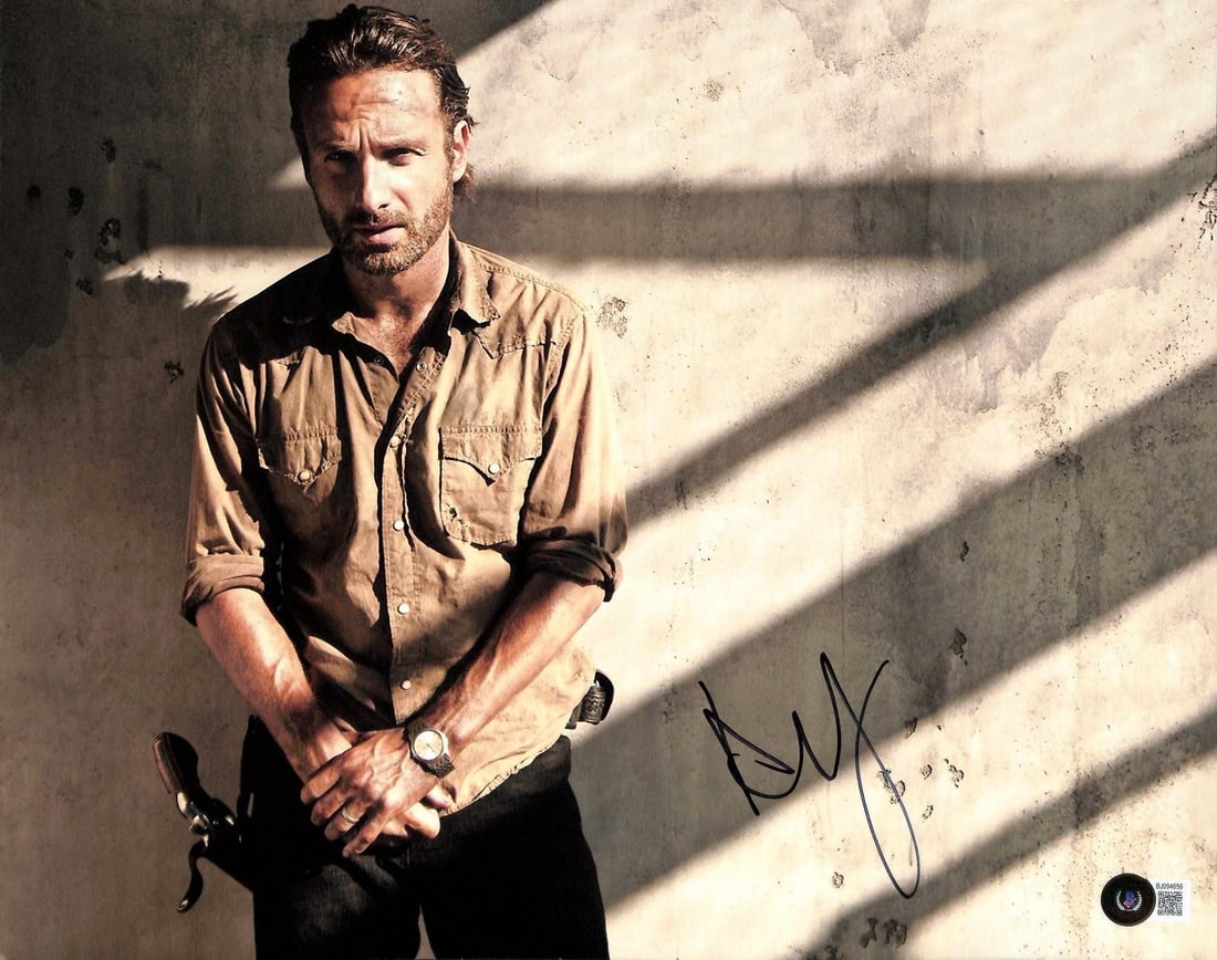 11x14 Rick Grimes photo signed by Andrew Lincoln Beckett authenticated (1 of 1)