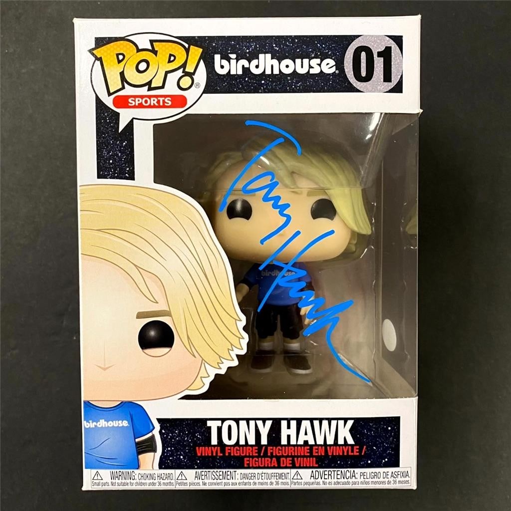 Autographed Tony Hawk Birdhouse Funko Pop Figure JSA (1 of 9)