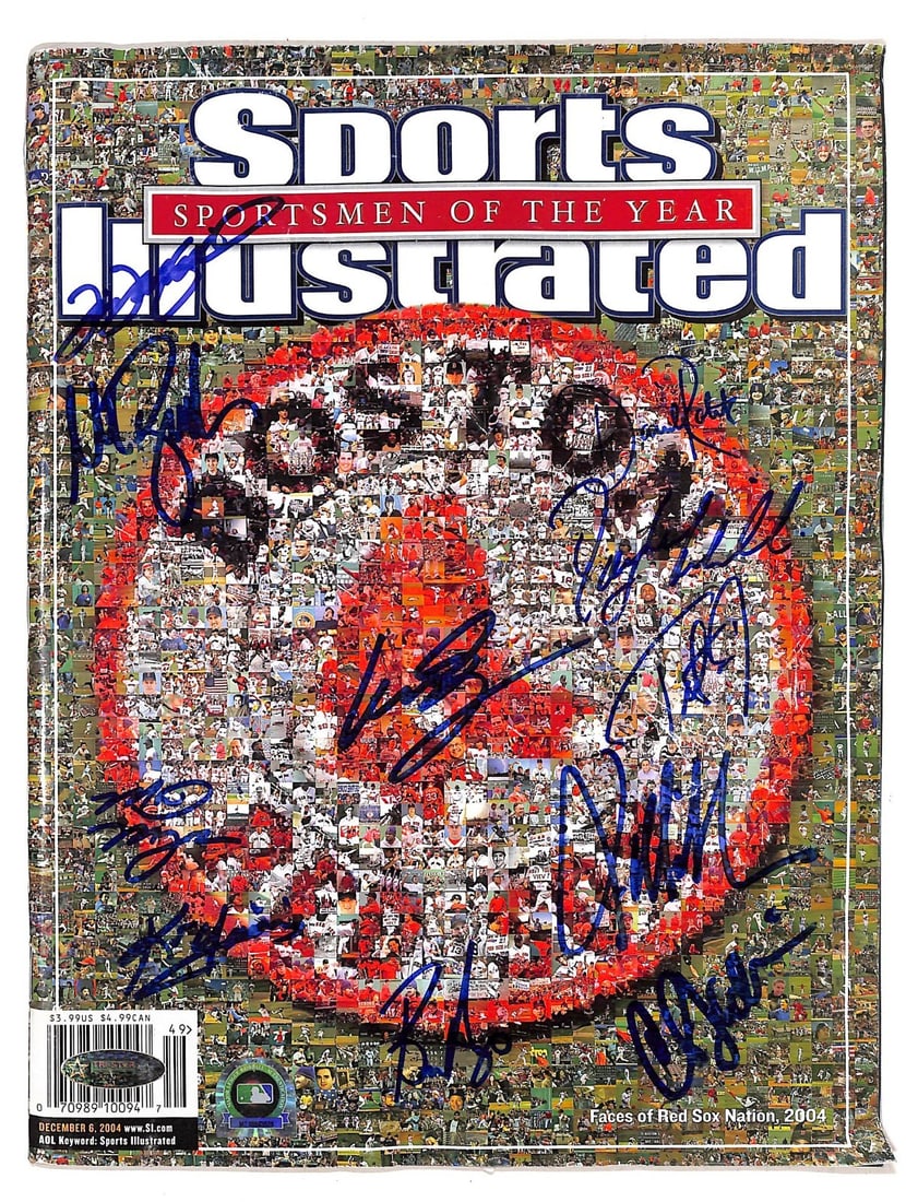 11 Signed Sports Illustrated Magazines 2004 Red Sox Manny Ramirez PSA (1 of 3)