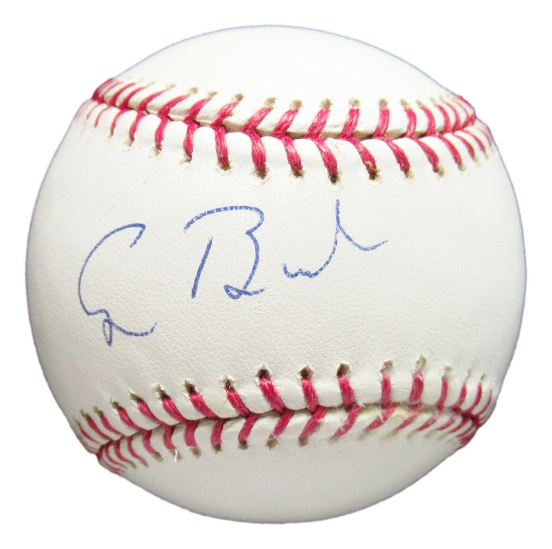George H W Bush PSA DNA Signed Baseball (1 of 7)