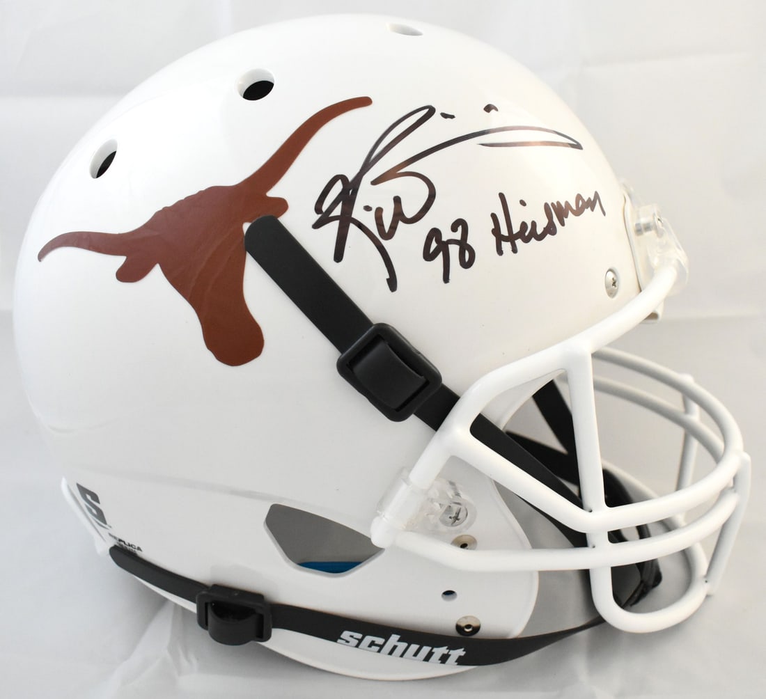 Signed Schutt Full Size Texas Longhorns Helmet Ricky Williams Beckett Holo (1 of 5)