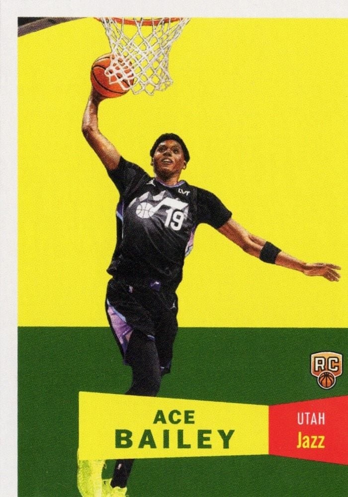 Topps Living 2025 Ace Bailey RC Card 28 Yellow Background (1 of 2)