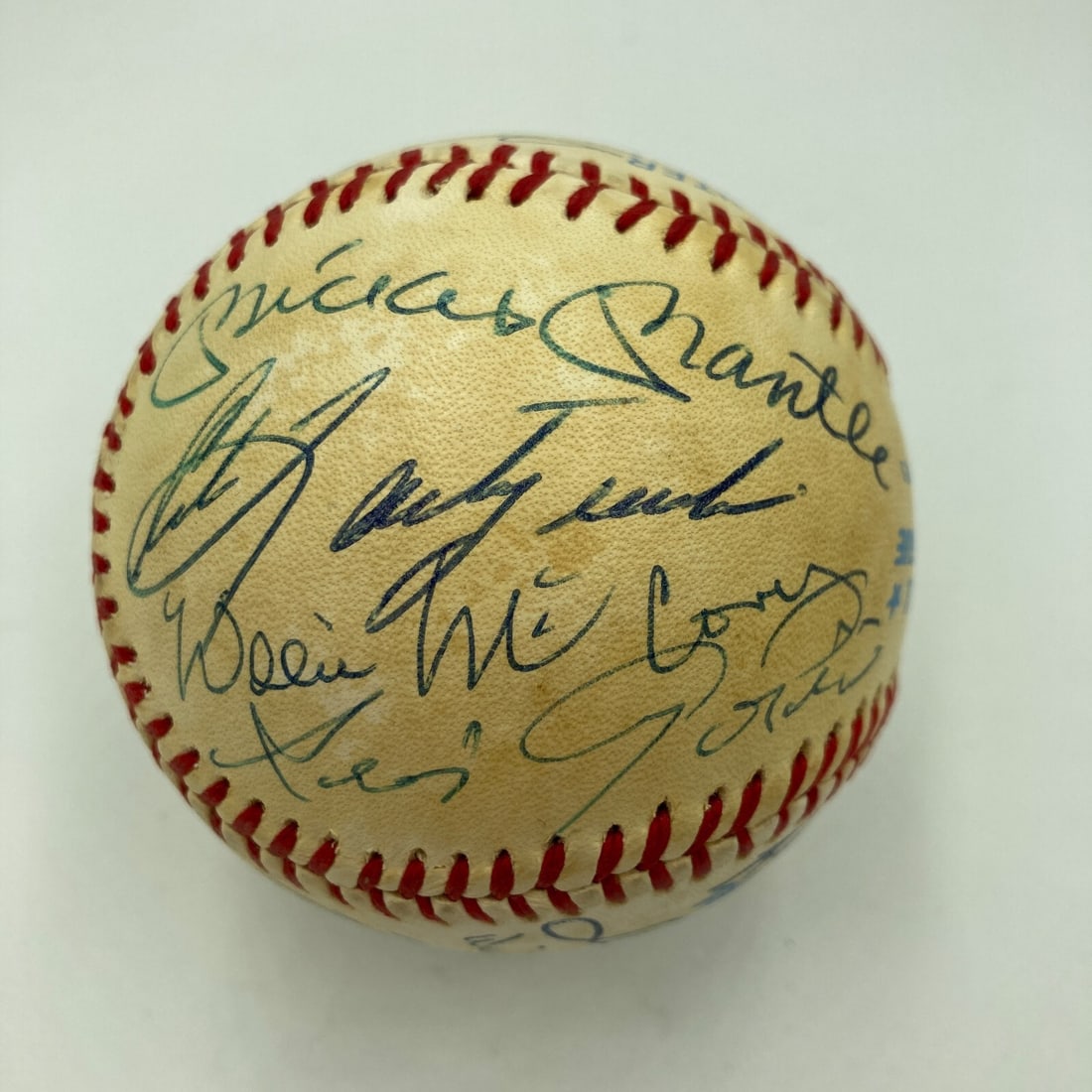 Mickey Mantle Ted Williams Multi Signed Baseball 23 Sigs JSA COA: Mickey Mantle Ted Williams Multi Signed Baseball 23 Sigs JSA COA This rare Hall of Fame multi-signed official American League baseball features a remarkable collection of 23 autographs from legendary 