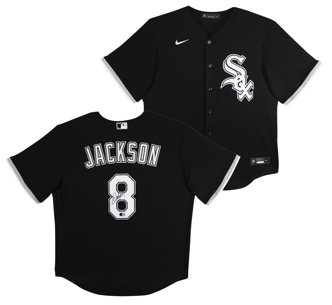 Bo Jackson Signed Chicago White Sox Black Nike Jersey Beckett Witnessed (1 of 6)