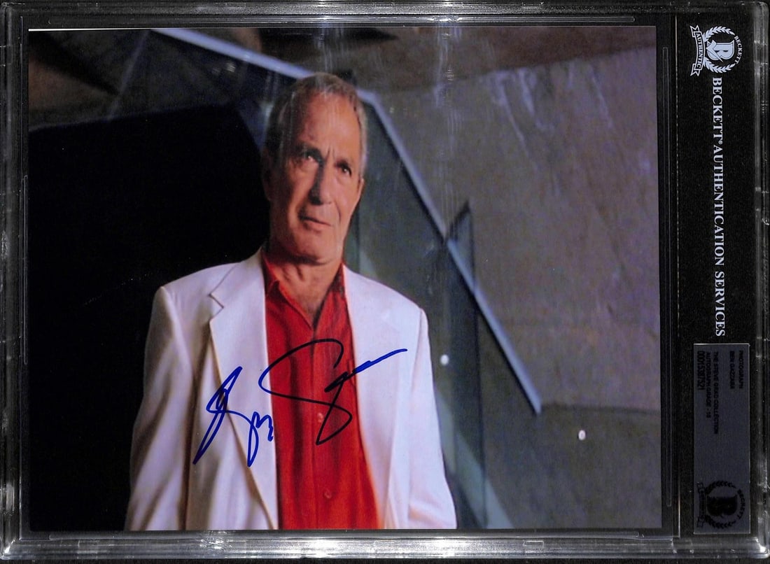 Ben Gazzara Jackie Treehorn 8x10 Signed Photo Beckett BAS Auto 10 (1 of 1)