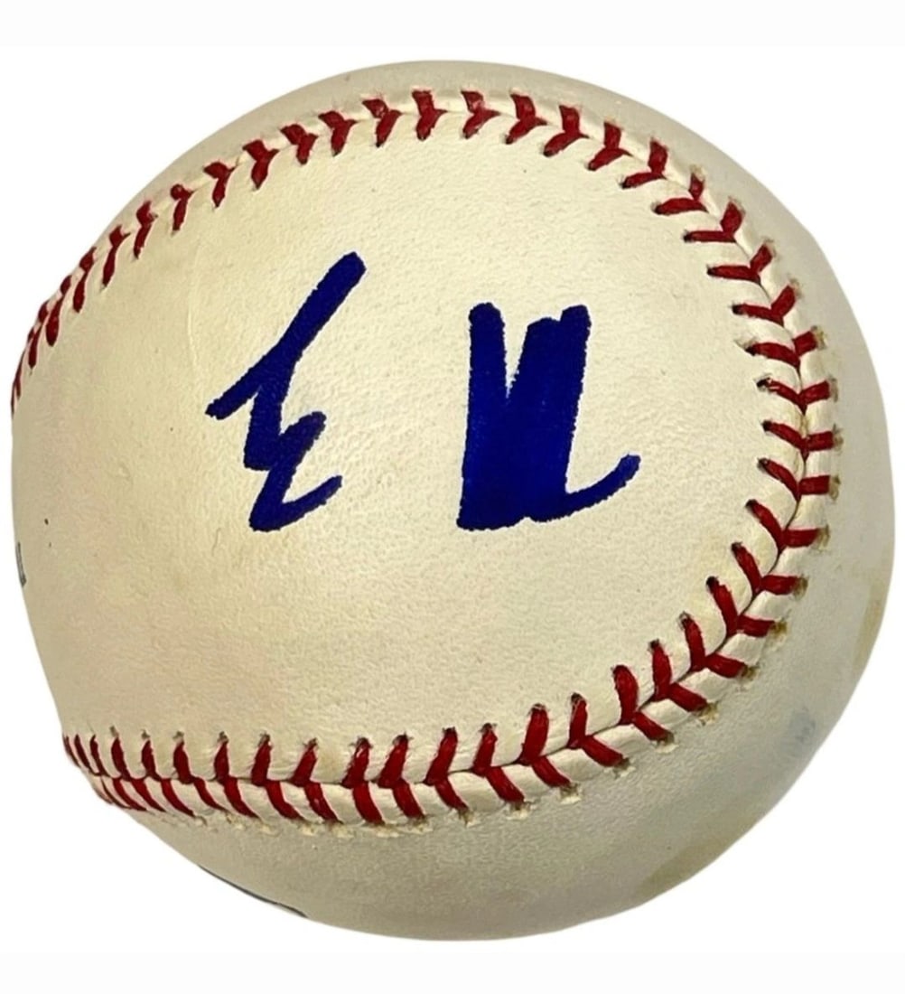 Beckett COA Elon Musk signed baseball in display case (1 of 6)