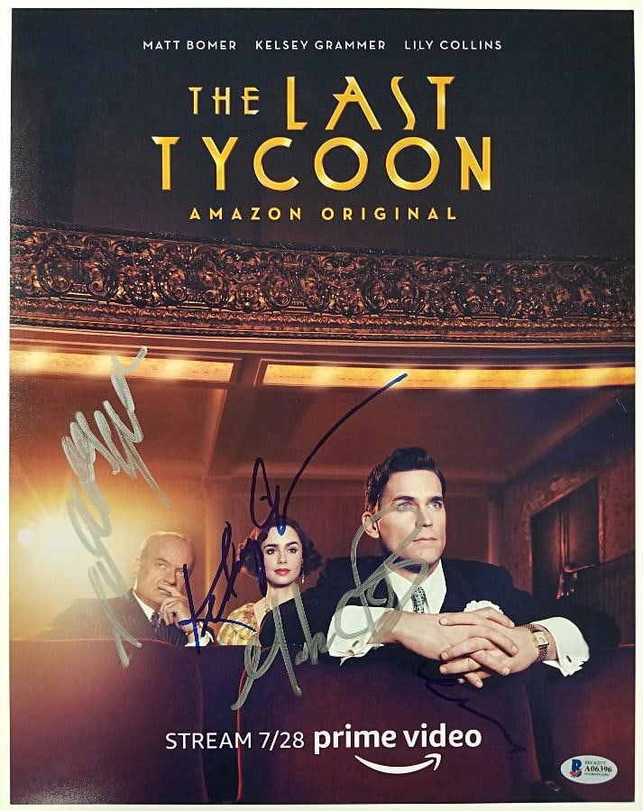 11x14 Photo Signed by Four The Last Tycoon Cast with Beckett COA: 11x14 Photo Signed by Four The Last Tycoon Cast with Beckett COA Original 11x14 photo from "The Last Tycoon" signed by four cast members, including Kelsey Grammer and Mark Goldberg. This autographed p