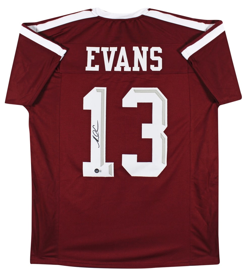 Texas A&M Mike Evans Signed Maroon Pro Style Jersey BAS Witnessed (1 of 3)