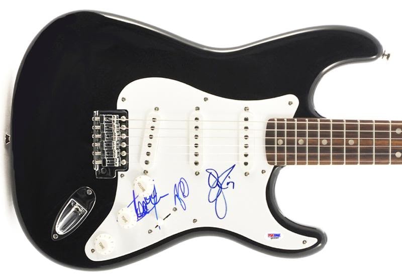 Twisted Sister Signed Guitar by Snider Pero Ojeda PSA/DNA Certified: Twisted Sister Signed Guitar by Snider Pero Ojeda PSA/DNA Certified This authentic Twisted Sister guitar is signed by three iconic members of the band: Dee Snider, Jay Jay French, and Eddie Ojeda. The