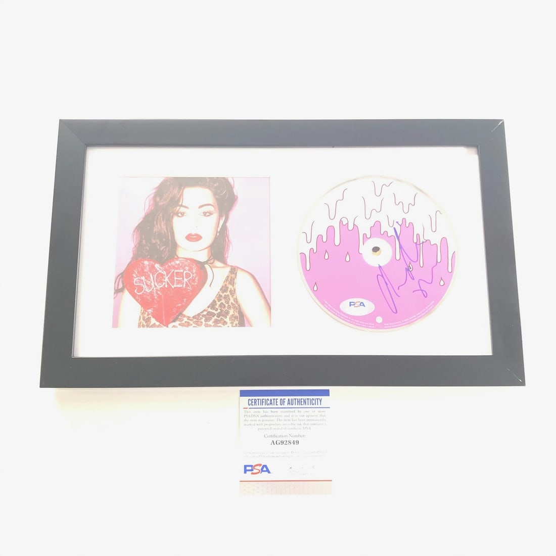 Framed Charli XCX Sucker Autographed CD with PSA DNA (1 of 4)