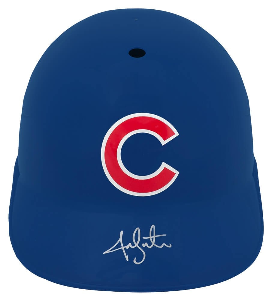 Chicago Cubs souvenir replica batting helmet signed by Jon Lester COA (1 of 1)