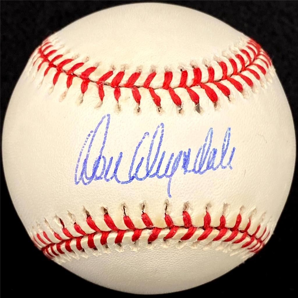National League baseball autographed by Don Drysdale with Beckett BAS (1 of 4)