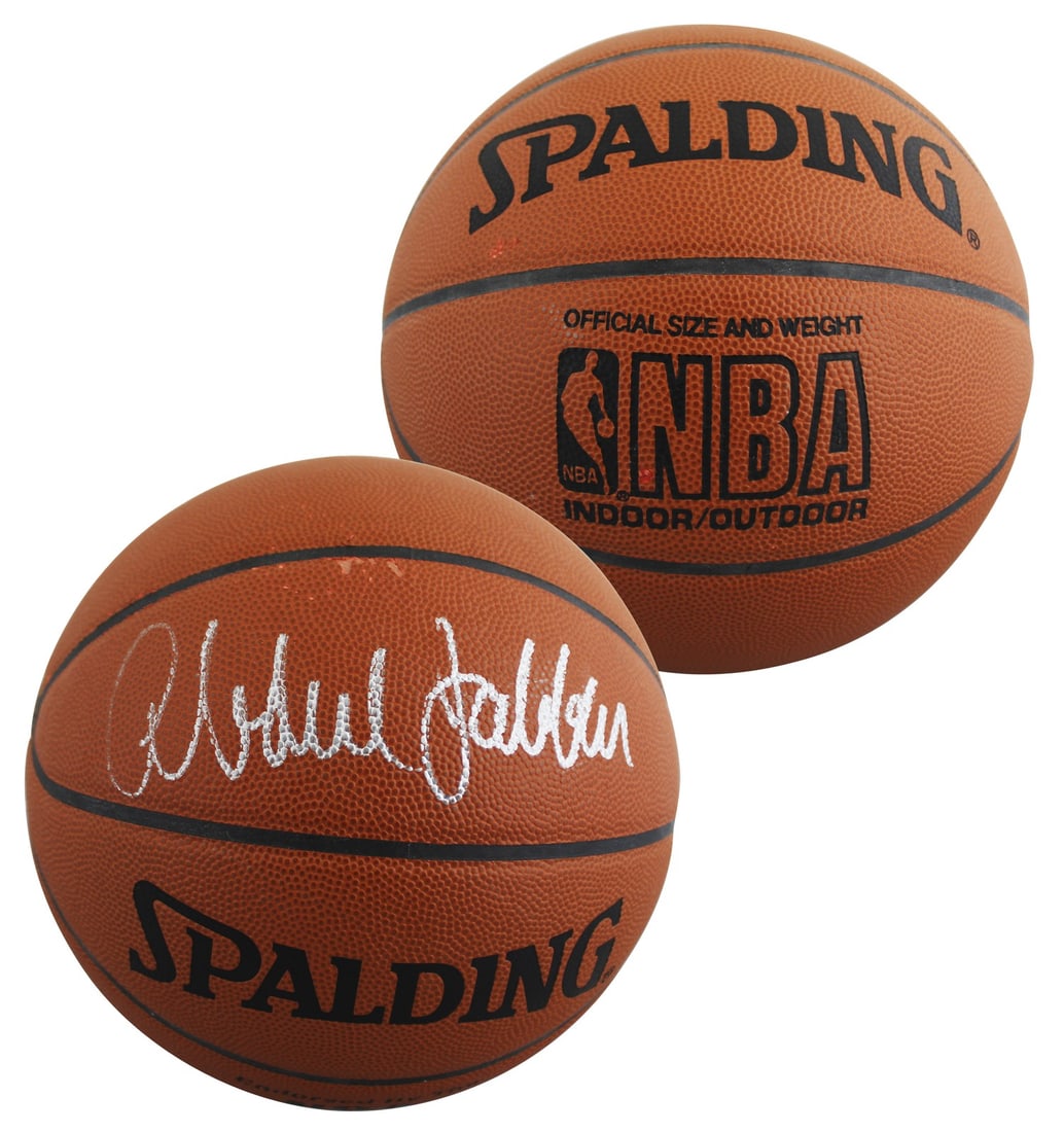 Spalding Indoor Outdoor Basketball Signed by Kareem Abdul-Jabbar JSA (1 of 4)
