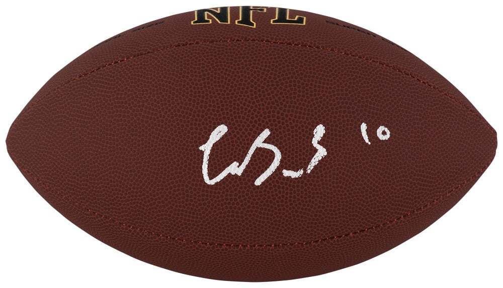 Autographed Wilson full size NFL football Luther Burden III with COA (1 of 1)