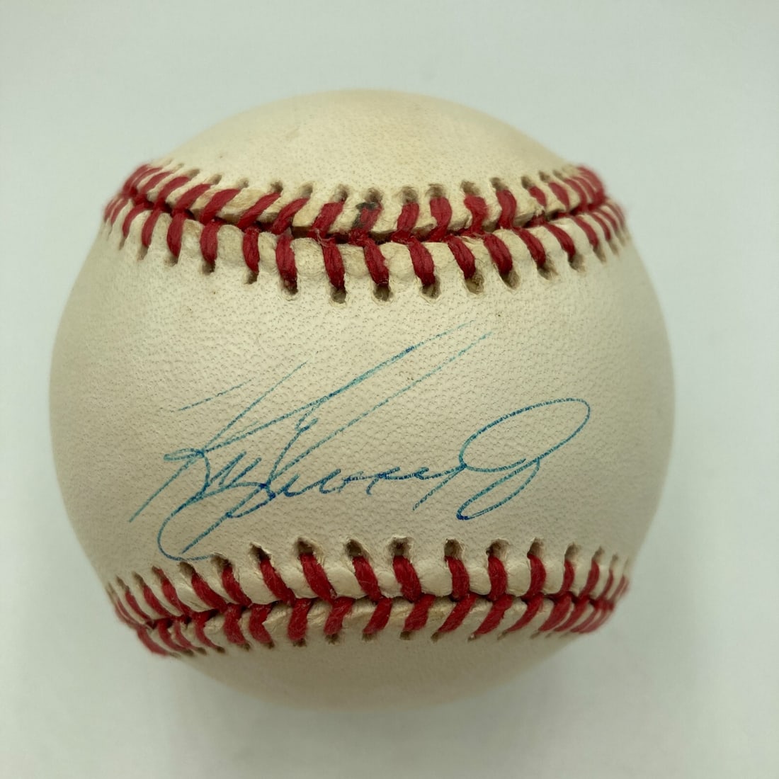 Ken Griffey Jr. Early Career Signed Baseball with JSA COA: Ken Griffey Jr. Early Career Signed Baseball with JSA COA This is an original American League baseball signed by baseball legend Ken Griffey Jr. The ball features a clear autograph authenticated by Ja