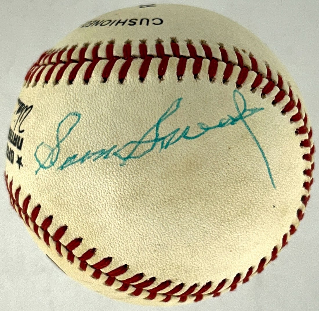 Beckett Authenticated Sam Snead Autographed Baseball Original Ball: Beckett Authenticated Sam Snead Autographed Baseball Original Ball Rare original signed baseball featuring PGA golf legend Sam Snead. The ball is accompanied by Beckett authentication and displays as 