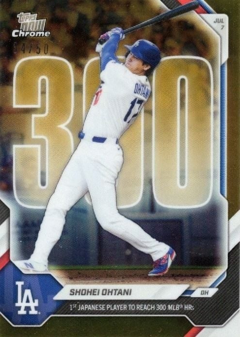 Shohei Ohtani 2026 Topps Now #428 Gold Chrome /50 Card: Shohei Ohtani 2026 Topps Now #428 Gold Chrome /50 Card 2026 Topps Now Shohei Ohtani #428 Gold Chrome /50 baseball card featuring Shohei Ohtani of the Los Angeles Dodgers. This sports trading card is f