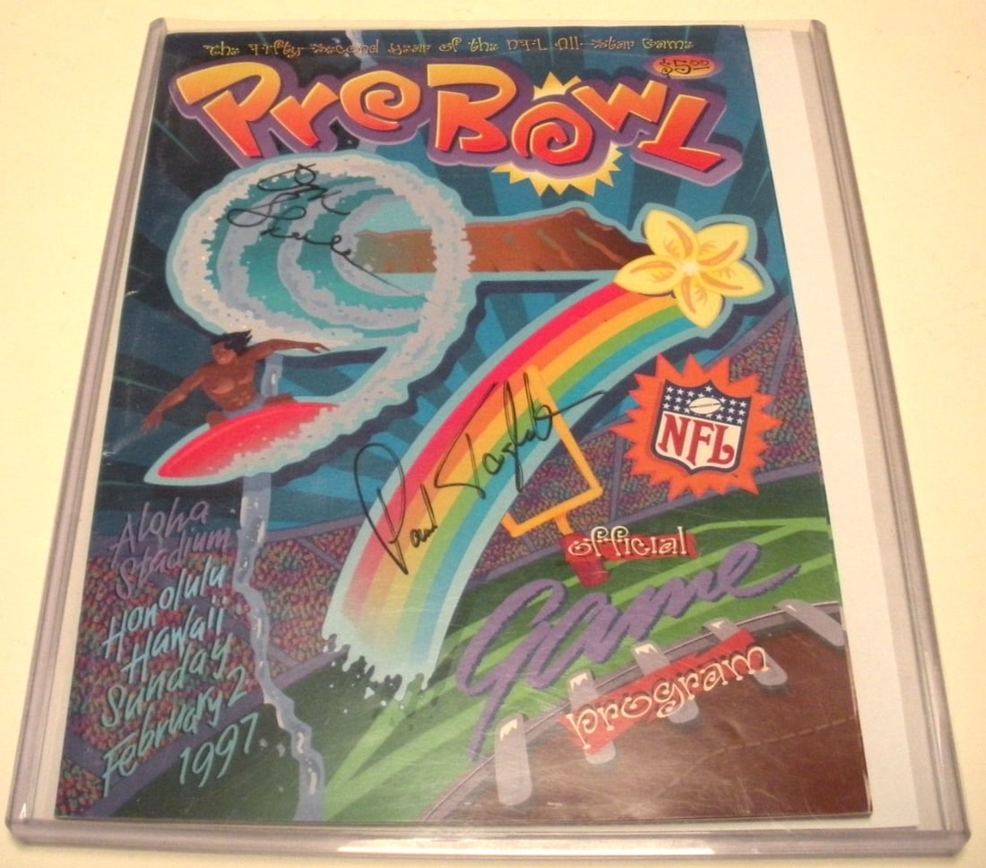 1997 Pro Bowl Program signed by Don Shula and Paul Tagliabue PSA DNA COA (1 of 3)