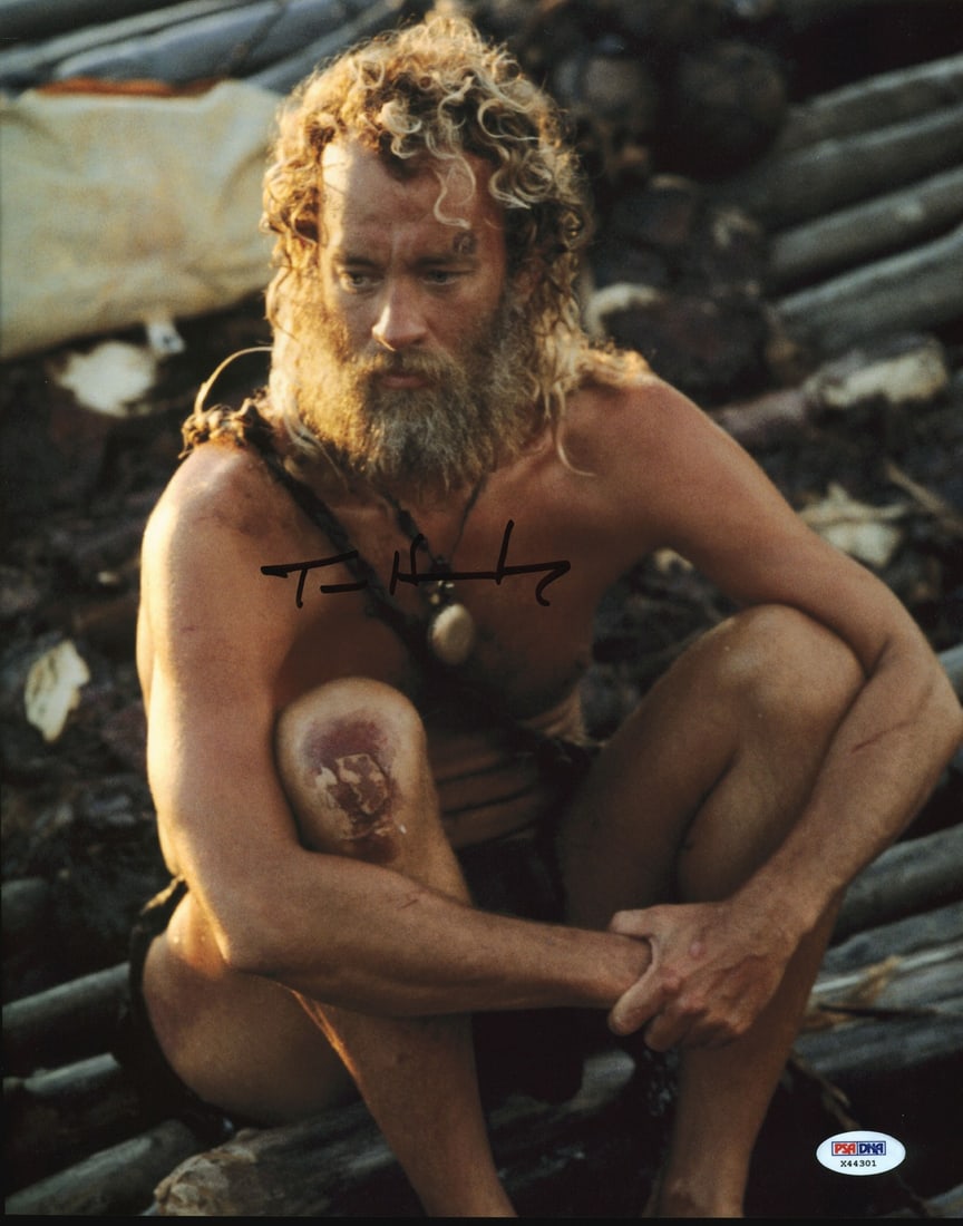 Tom Hanks Cast Away Signed 11x14 Photo PSA/DNA Certified (1 of 3)