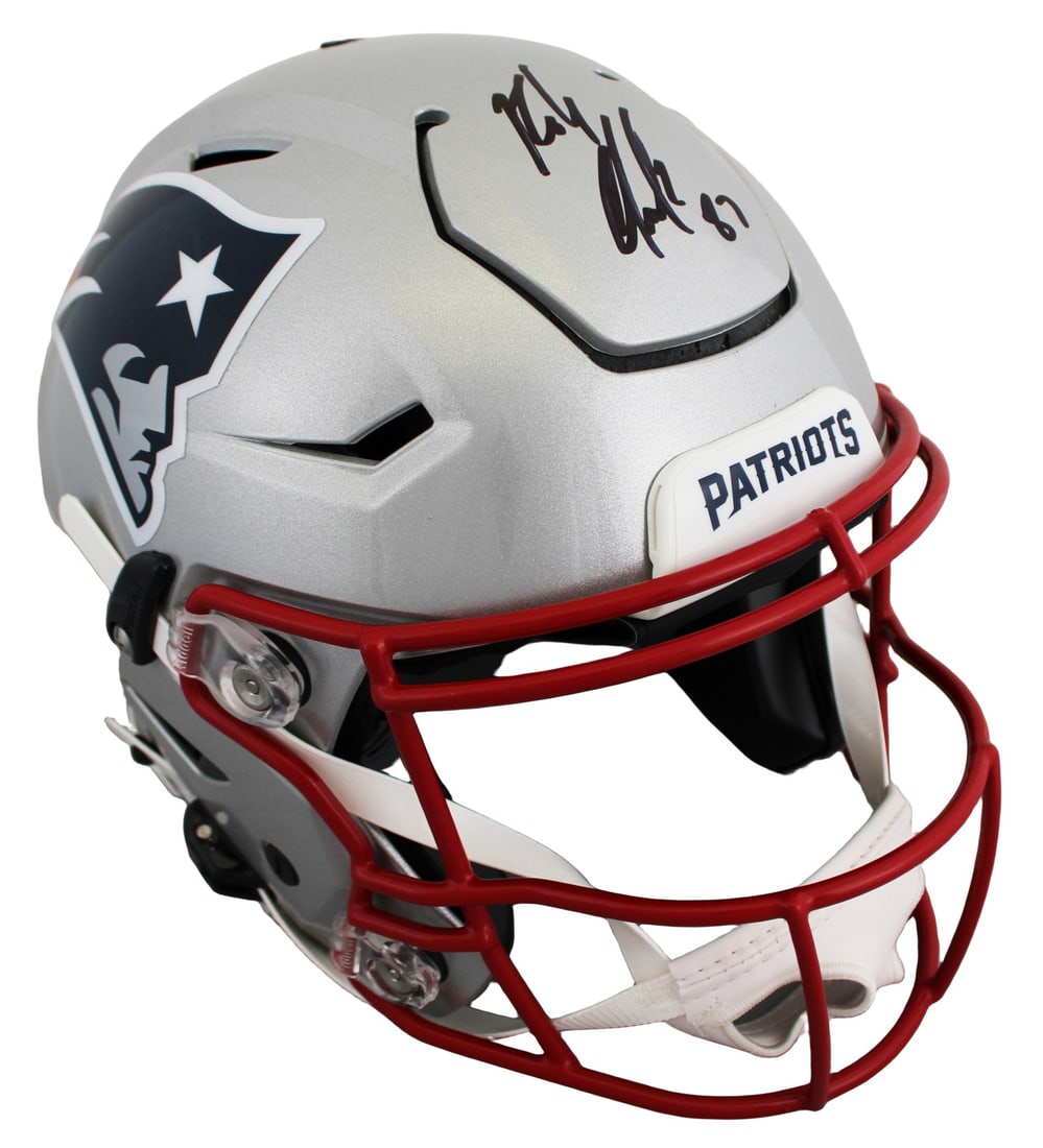 Riddell Speed Flex Full Size Helmet Signed by Rob Gronkowski BAS (1 of 5)