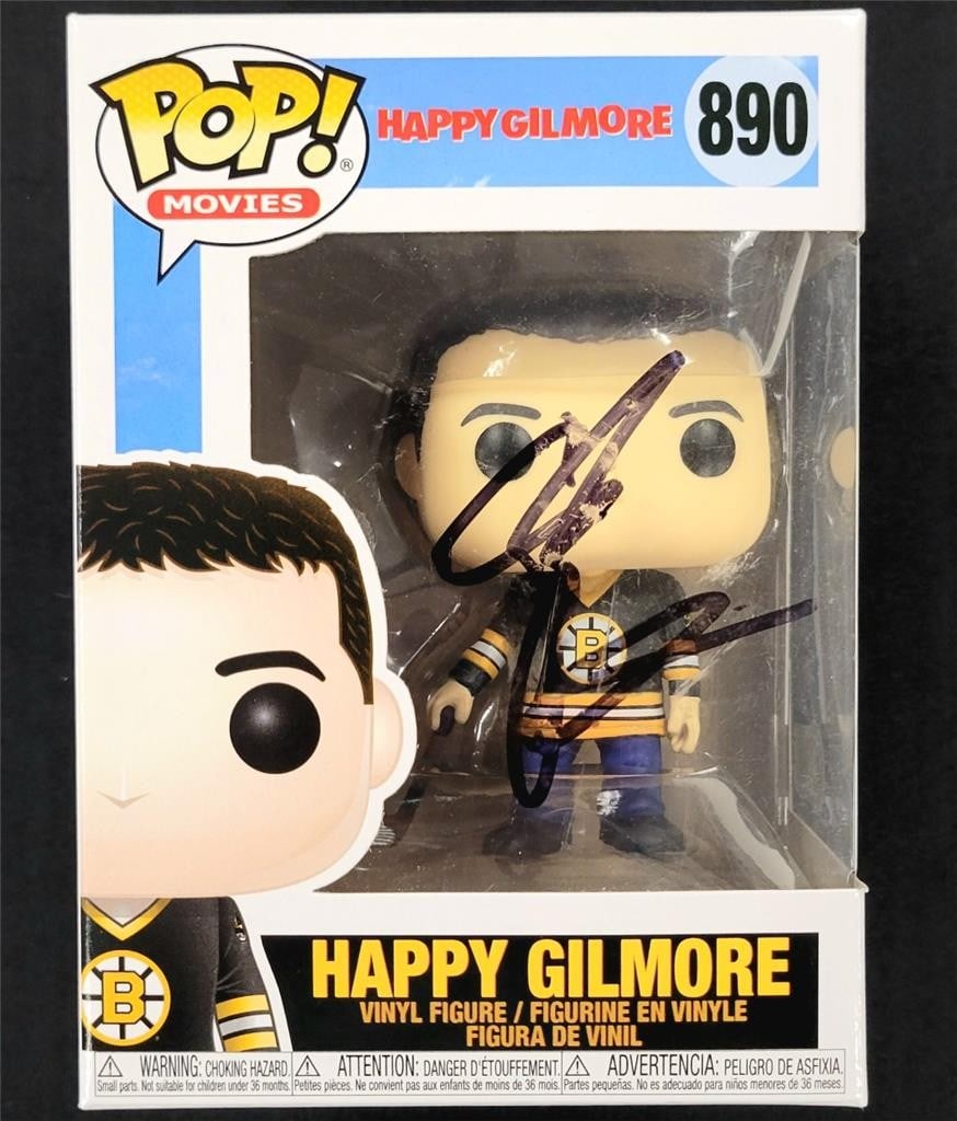 Adam Sandler Autographed Happy Gilmore Funko Pop Figure Beckett Authenticated (1 of 6)