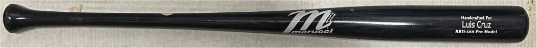 Game Used Marucci Pro Model Bat Los Angeles Dodgers Luis Cruz (1 of 4)