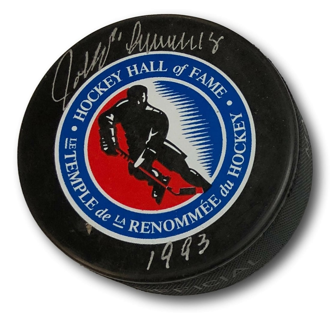 John D'Amico Signed NHL Hockey Puck with PSA/DNA Authentication (1 of 3)