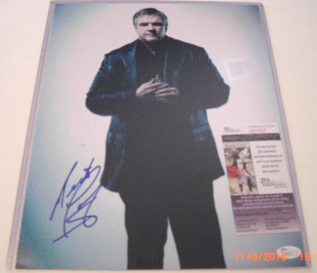 Signed 11x14 Meatloaf Photo with JSA COA Rocky Horror Picture Show: Signed 11x14 Meatloaf Photo with JSA COA Rocky Horror Picture Show This is an original 11x14 photograph signed by Meatloaf, the famous singer known for his role in The Rocky Horror Picture Show. The p