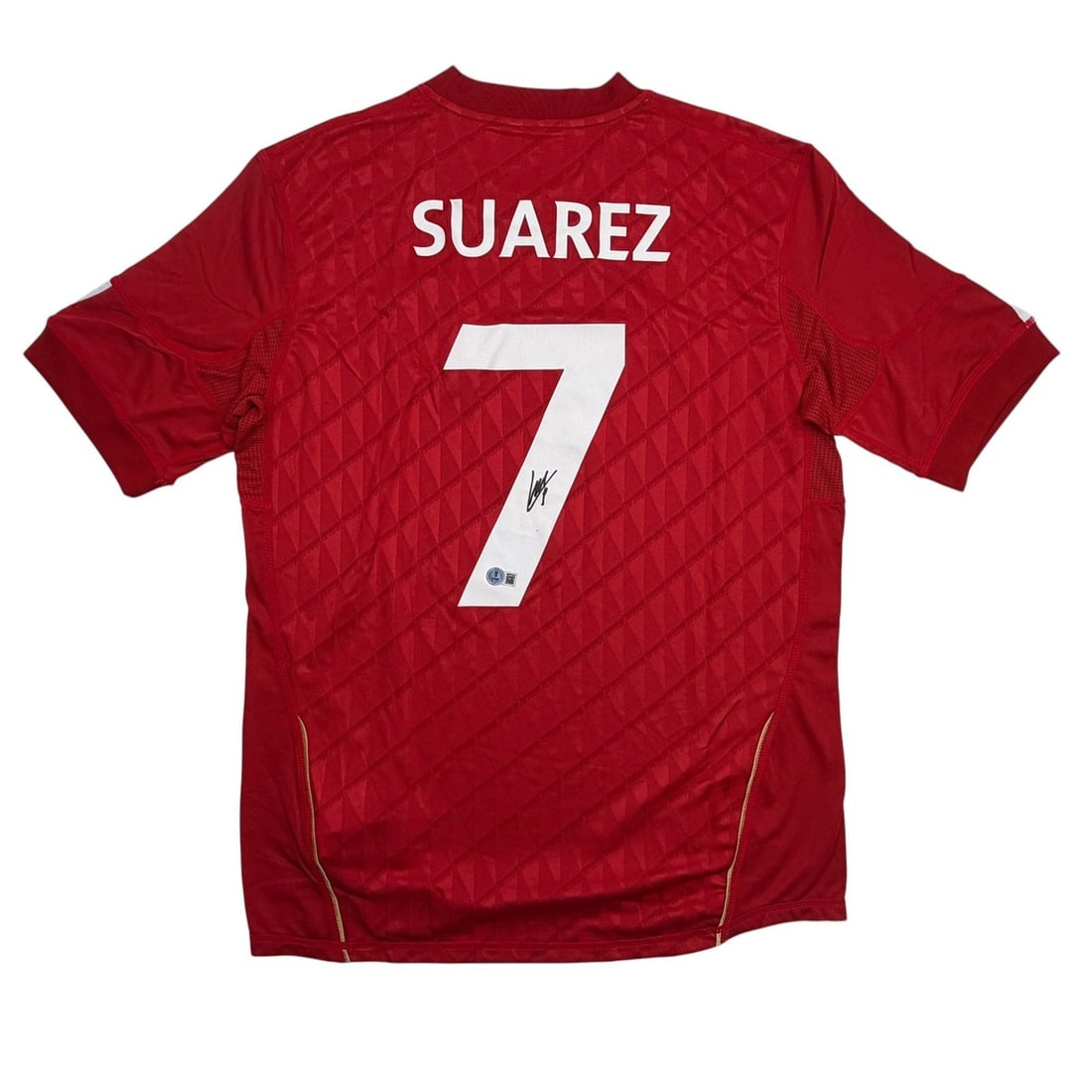 Luis Suarez Signed Liverpool Soccer Jersey Red Beckett BAS Authenticated (1 of 4)