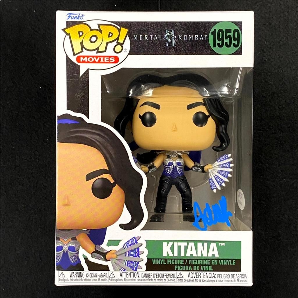 PSA authenticated Adeline Rudolph signed Kitana Funko Pop (1 of 8)