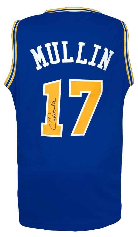 Chris Mullin Signed Blue Jersey Golden State Warriors COA (1 of 3)