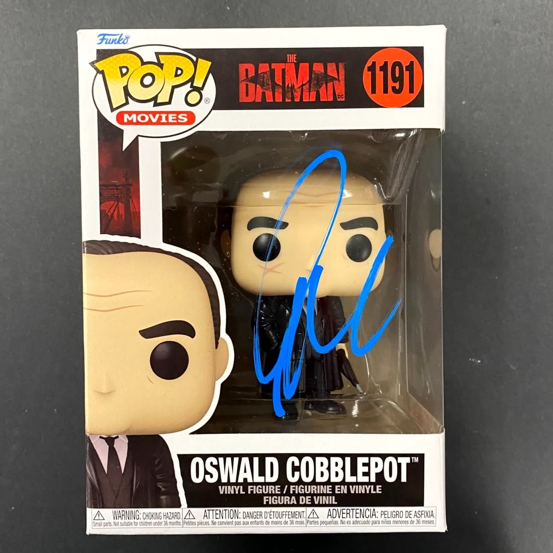 Colin Farrell autographed Penguin Funko Pop Oswald Cobblepot Beckett authenticated (1 of 7)