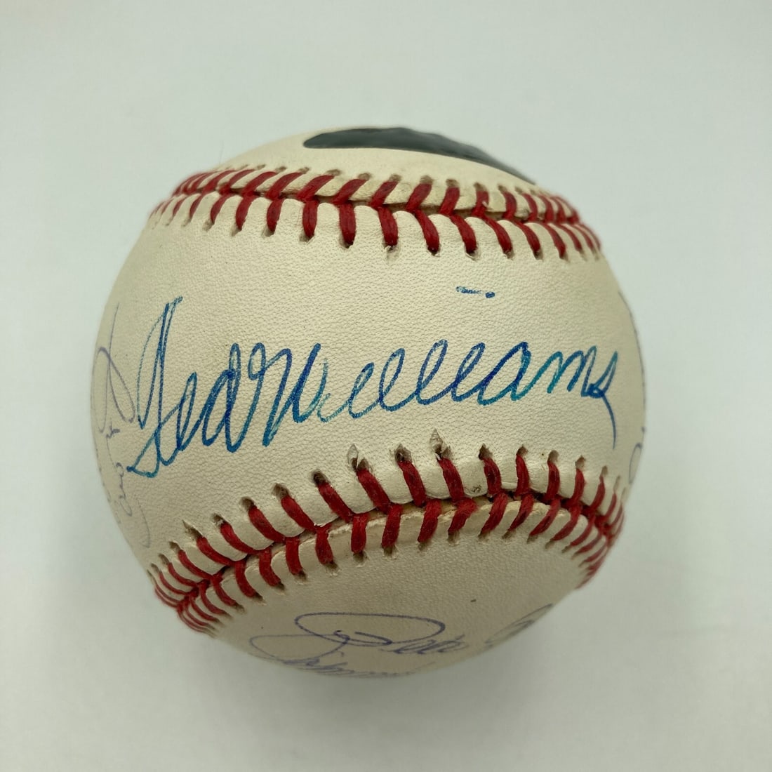 All-Century Team Signed Baseball Ted Williams Hank Aaron Willie Mays PSA DNA COA: All-Century Team Signed Baseball Ted Williams Hank Aaron Willie Mays PSA DNA COA This official American League baseball is a remarkable collectible signed by 15 legendary players of the All-Century Te