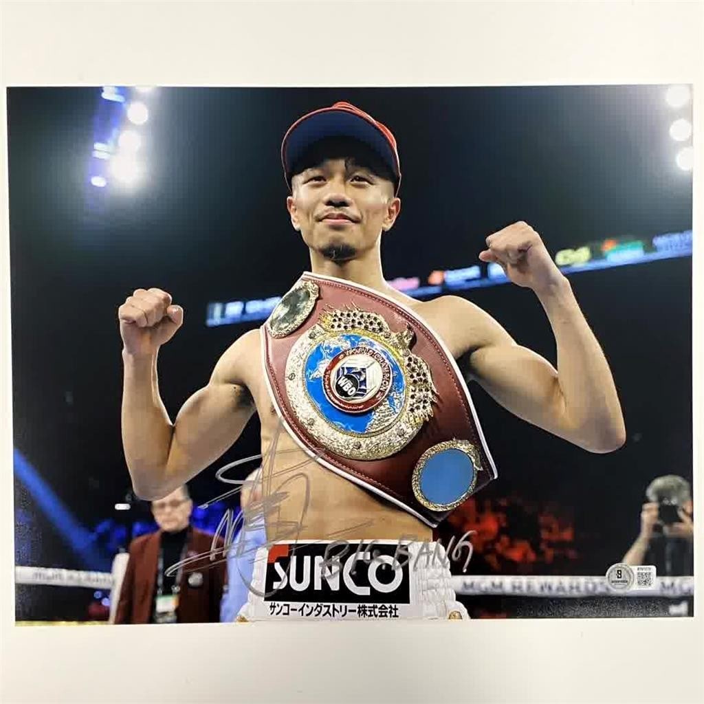 Junto Nakatani Autographed 11x14 Big Bang Boxing Photo Beckett Authenticated (1 of 3)
