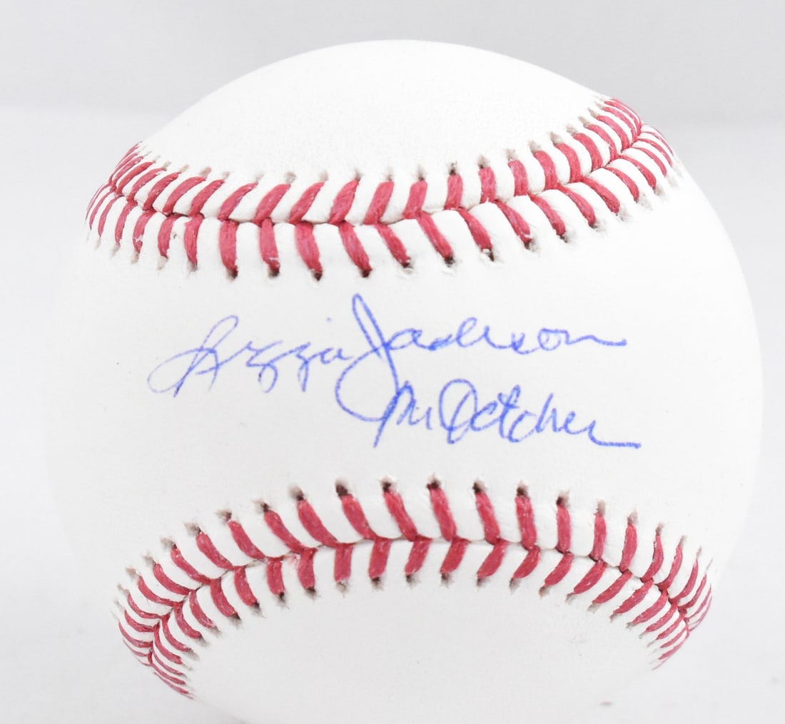 Rawlings OML Baseball Signed by Reggie Jackson Beckett Hologram (1 of 3)
