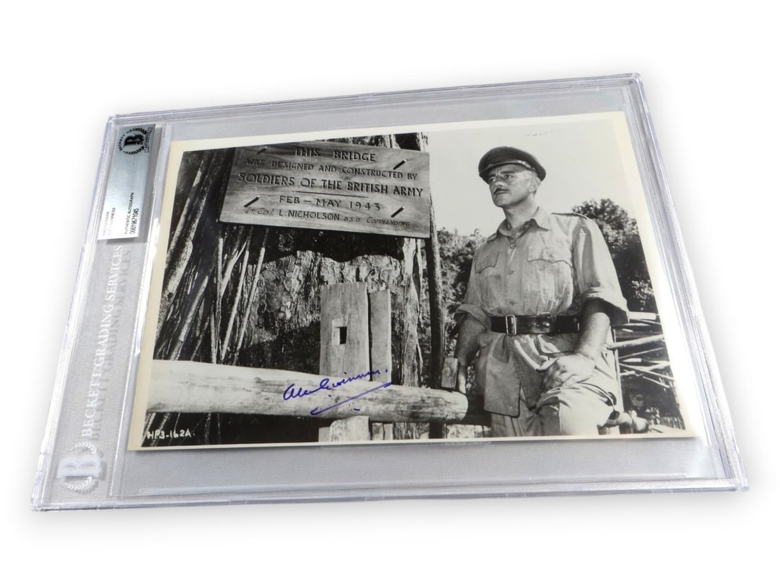 Alec Guinness autographed Bridge on the River Kwai photo Beckett authenticated (1 of 3)