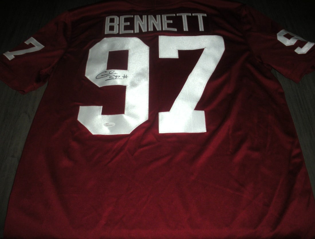 CORNELIUS BENNETT ALABAMA ROLL TIDE JSA COA SIGNED NIKE JERSEY: CORNELIUS BENNETT ALABAMA ROLL TIDE JSA COA SIGNED NIKE JERSEY This officially licensed Nike jersey is a must-have for fans of Cornelius Bennett and the Alabama Roll Tide. Authentically signed, this j