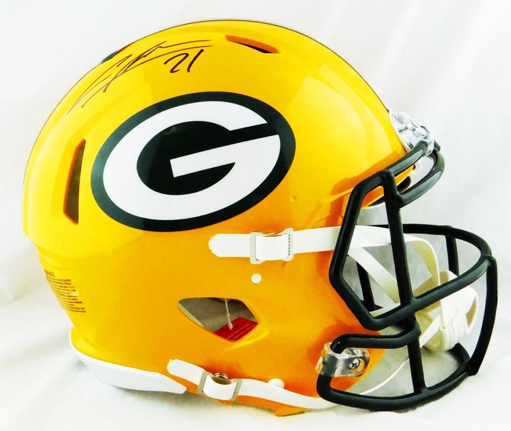 JSA Auth Charles Woodson Packers Full Size Speed Helmet Signed (1 of 2)