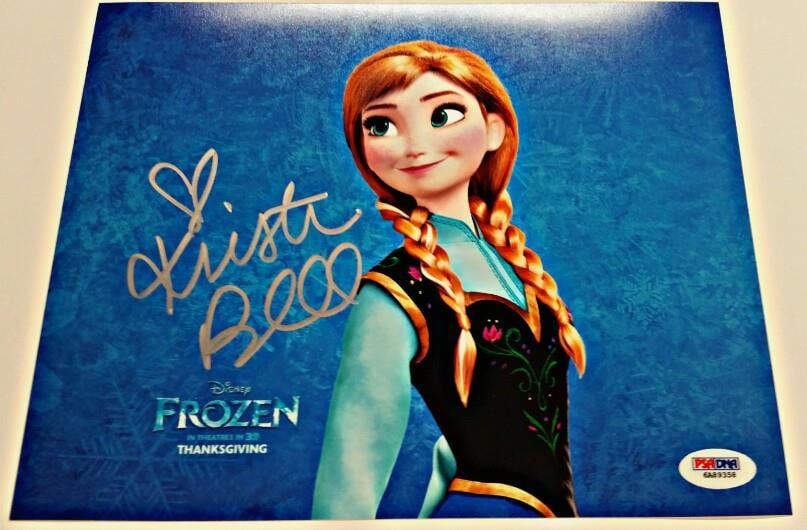Frozen Anna 8x10 Photo Signed by Kristen Bell PSA/DNA Authenticated (1 of 2)