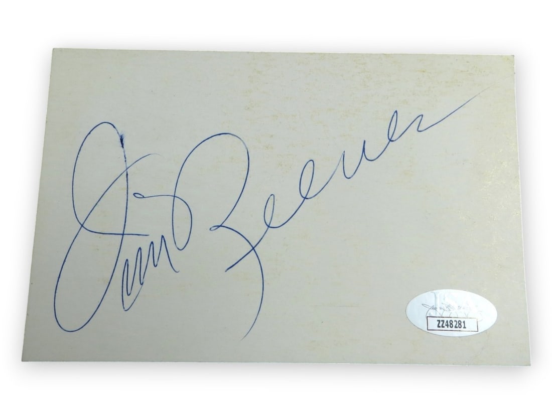 JSA Authenticated Jim Reeves Autograph on Original Postcard Photo: JSA Authenticated Jim Reeves Autograph on Original Postcard Photo Original signed postcard photo of country legend Jim Reeves. The autograph has been authenticated by James Spence (JSA). Pre-owned con