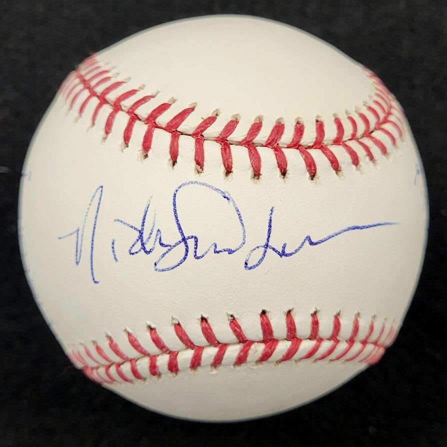 Nick Swardson Autographed Baseball with Howie and Walk Off HBP Inscription JSA Certified (1 of 5)