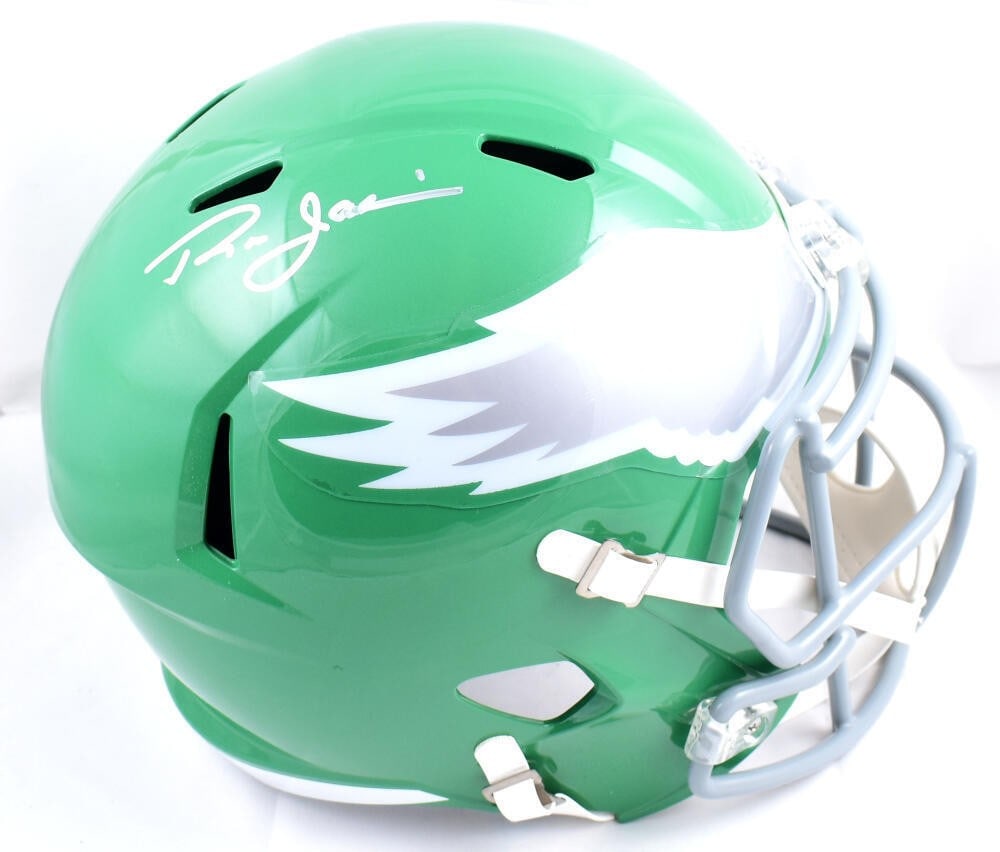 Beckett Ron Jaworski signed Philadelphia Eagles full size Speed helmet (1 of 5)